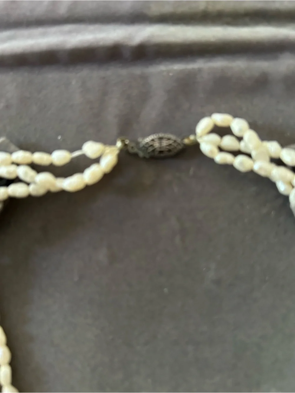 Three Strand Freshwater Pearl Necklace